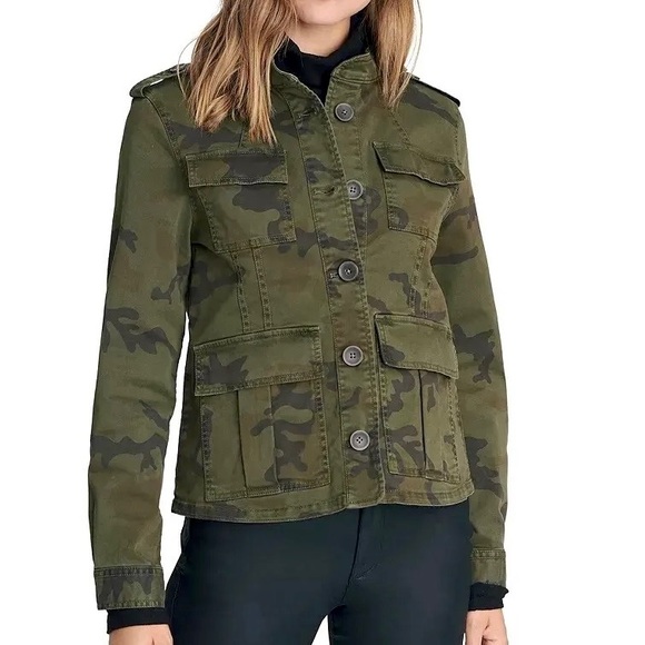 Sanctuary Green Camo Size Small Jacket - Picture 2 of 10